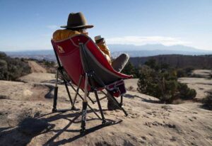 camping chair with table1