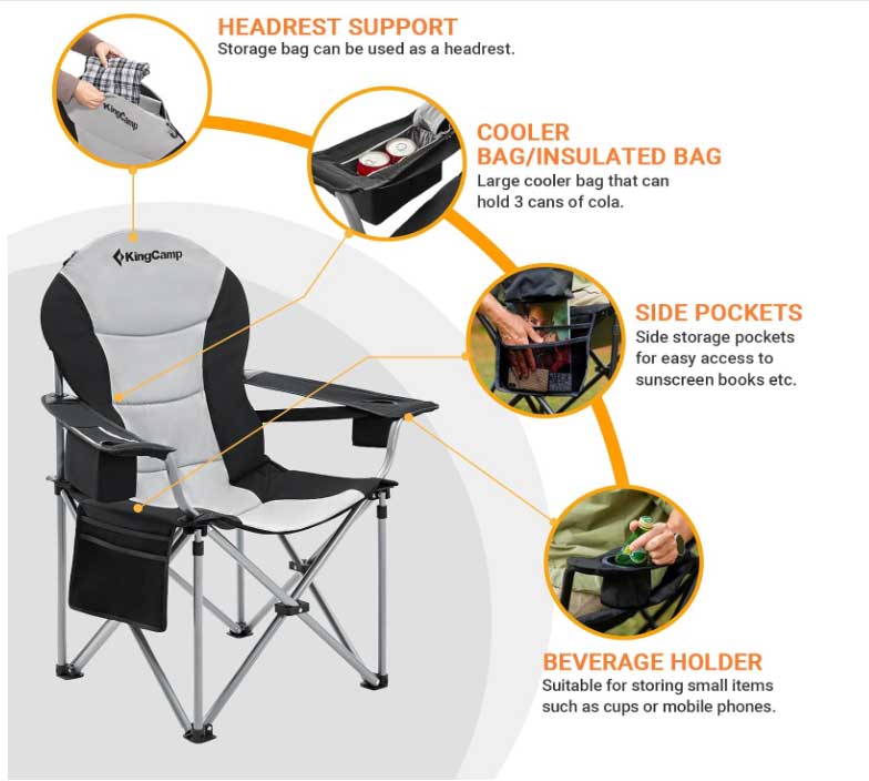 camping chair with table3