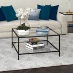 silver and glass coffee table 1