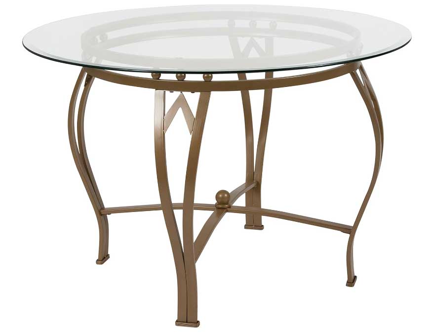 glass and gold dining table 4