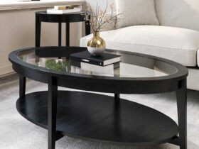 glass black coffee table 2