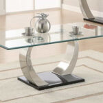 glass living room table price