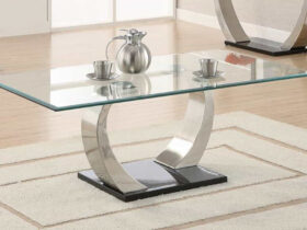 glass living room table price