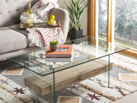 Glass Oblong Coffee Table2