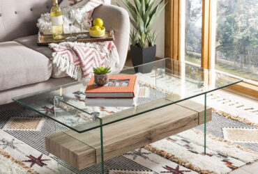 Glass Oblong Coffee Table2